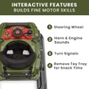 image:imageJeep Classic Wrangler 3in1 Grow With Me Activity Walker  Features Music Lights Removable Play Tray Push Walker Mode Converts into Rolling Car Toy Anniversary GreenAnniversary Green