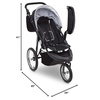 image:imageJeep CrossCountry Sport Plus Jogging Stroller by Delta Children Charcoal Galaxy