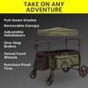 image:imageJeep Deluxe Wrangler Stroller Wagon with Cooler Bag and Parent Organizer by Delta Children BlackGreenWagon