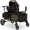 image:imageJeep Deluxe Wrangler Stroller Wagon with Cooler Bag and Parent Organizer by Delta Children BlackGreenWagon
