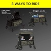 image:imageJeep Deluxe Wrangler Stroller Wagon with Cooler Bag and Parent Organizer by Delta Children BlackGreenWagon