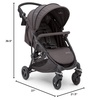 image:imageJeep Gemini Stroller by Delta Children  Full of Features Easy OneHand Fold Recline Lightweight Oversized Canopy 2 Cup Holders Shock Absorbing Frame Grey Tweed