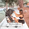 image:imageJeep PowerGlyde Plus Stroller by Delta Children Lightweight Travel Stroller with Smoothest Ride Aluminum Frame 4Position Recline Extra Large Storage Basket GreyBlack
