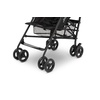 image:imageJeep PowerGlyde Plus Stroller by Delta Children Lightweight Travel Stroller with Smoothest Ride Aluminum Frame 4Position Recline Extra Large Storage Basket GreyBlack