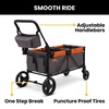 image:imageJeep Sport AllTerrain Stroller Wagon by Delta Children  Includes Canopy Parent Organizer Adjustable Handlebar Snack Tray amp Cup Holders GreyBonfire