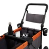 image:imageJeep Sport AllTerrain Stroller Wagon by Delta Children  Includes Canopy Parent Organizer Adjustable Handlebar Snack Tray amp Cup Holders GreyBonfire