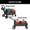 image:imageJeep Sport AllTerrain Stroller Wagon by Delta Children  Includes Canopy Parent Organizer Adjustable Handlebar Snack Tray amp Cup Holders GreyBonfire