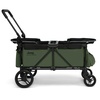 image:imageJeep Sport AllTerrain Stroller Wagon by Delta Children  Includes Canopy Parent Organizer Adjustable Handlebar Snack Tray amp Cup Holders GreyOlive GreenSport Green