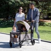 image:imageJeep Sport AllTerrain Stroller Wagon by Delta Children  Includes Canopy Parent Organizer Adjustable Handlebar Snack Tray amp Cup Holders GreyOlive GreenAllTerrain