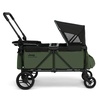 image:imageJeep Sport AllTerrain Stroller Wagon by Delta Children  Includes Canopy Parent Organizer Adjustable Handlebar Snack Tray amp Cup Holders GreyOlive GreenSport Green