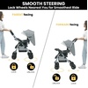 image:imageJeep Unlimited Reversible Handle Stroller Grey Tweed
