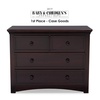image:imageSerta 4 Drawer Dresser Dark Chocolate