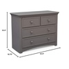 image:imageSerta 4 Drawer Dresser Greenguard Gold Certified Grey