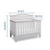 image:imageSerta Barrett 4in1 Convertible Baby Crib Bianca White