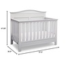 image:imageSerta Barrett 4in1 Convertible Baby Crib Bianca White
