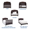 image:imageSerta Barrett 4in1 Convertible Baby Crib Dark Chocolate