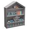 image:imageSerta Happy Home Storage Bookcase  Ideal for Books Decor Homeschooling amp More Grey