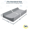 image:imageSerta Perfect Sleeper Changing Pad with Plush Cover Set Grey