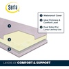 image:imageSerta Sertapedic Petals Dual Sided Premium Recycled Fiber Core Crib and Toddler Mattress  Waterproof  GREENGUARD Gold Certified  Trusted 7 Year Warranty  Made in USA PinkPink