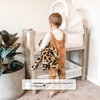 image:imageSimmons Kids Farmhouse 2in1 Wood Bedside Bassinet Sleeper and Changer  Portable Crib and Changing Table with HighEnd Wood Frame Royal Charms
