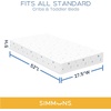image:imageSimmons Kids Quiet Nights Dual Sided Baby Crib Mattress amp Toddler Mattress  Sustainably Sourced Core  Waterproof  Hypoallergenic  GREENGUARD Gold Certified Natural  Ideal Firmness  Made in USAWhite