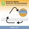 image:imageSimmons Kids Quiet Nights Dual Sided Baby Crib Mattress amp Toddler Mattress  Sustainably Sourced Core  Waterproof  Hypoallergenic  GREENGUARD Gold Certified Natural  Ideal Firmness  Made in USAWhite