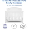 image:imageSimmons Kids SlumberTime Emma 4in1 Convertible Baby Crib N More  Greenguard Gold Certified Bianca WhiteBianca White
