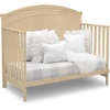 image:imageSimmons Kids SlumberTime Emma 4in1 Convertible Baby Crib N More  Greenguard Gold Certified Bianca WhiteNatural Sandstone