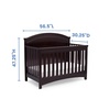 image:imageSimmons Kids SlumberTime Emma Convertible Baby Crib N More Black Espresso