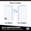 image:imageSimmons Kids SlumberTime Naturally 2Stage Premium PlantBased Soy Foam Baby Crib Mattress amp Toddler Mattress  Waterproof  GREENGUARD Gold amp CertiPURUS Certified  Ideal Firmness  Made in USAWhite