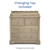 image:imageSimmons Kids SlumberTime Paloma 4 Drawer Dresser with Changing Top Rustic Whitewash