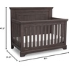 image:imageSimmons Kids SlumberTime Paloma 4in1 Convertible Crib Rustic Grey