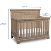 image:imageSimmons Kids SlumberTime Paloma 4in1 Convertible Crib Rustic Whitewash