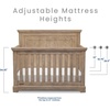 image:imageSimmons Kids SlumberTime Paloma 4in1 Convertible Crib Rustic Whitewash