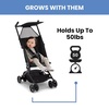 image:imageThe Clutch Stroller by Delta Children  Lightweight Compact Folding Stroller  Fits Airplane Overhead Storage  Black