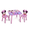 image:imageDelta Children  Disney Minnie Mouse Kids Table and Chair Set 3 Piece Set 2 Chairs Included  Ideal for Arts amp Crafts Snack Time Homework amp More PinkMinnie Mouse