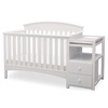 image:imageDelta Children Abby Convertible Crib and Changer GreyBianca White