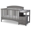 image:imageDelta Children Abby Convertible Crib and Changer GreyGrey