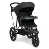image:imageDelta Children Apollo Jogging Stroller  Shock Absorbing Frame with Large Canopy amp Recline  Car Seat Compatible Black