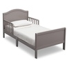 image:imageDelta Children Bennett Wood Toddler Bed  Greenguard Gold Certified Bianca WhiteGrey