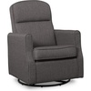 image:imageDelta Children Blair Slim Nursery Glider Swivel Rocker Chair CharcoalCharcoal