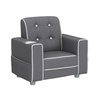 image:imageDelta Children Chelsea Kids Upholstered Chair with Cup Holder Soft GreyGrey