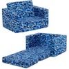 image:imageDelta Children Cozee Blue Camo Convertible Foam Chair to Lounger for KidsBlue Camo
