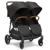 image:imageDelta Children Cruzer Double Stroller  Lightweight Side by Side with Reclining Seats Extendable Canopies and Flat Fold Black
