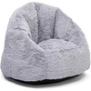 image:imageDelta Children Delta Home Adult Lounge Fluffy Foam Filled Living Rooms amp DormsBetter Than A Bean Bag Chair Grey 1 Count Pack of 1