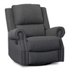 image:imageDelta Children Dylan Nursery Recliner Glider Swivel Chair Charcoal