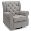 image:imageDelta Children Emerson Upholstered Glider Swivel Rocker Chair Dove Grey with Soft Grey WeltDove Grey With Soft Grey Welt
