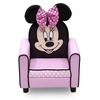 image:imageDelta Children Figural Upholstered Kids Chair Disney Minnie MousePinkWhiteBeigeBlack