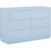 image:imageDelta Children Forever 6 Drawer Dresser Fully Assembled  Classic Collection Light SageCloud Blue