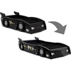 image:imageDelta Children Grand Prix Race Car ToddlertoTwin Bed BlueBlack